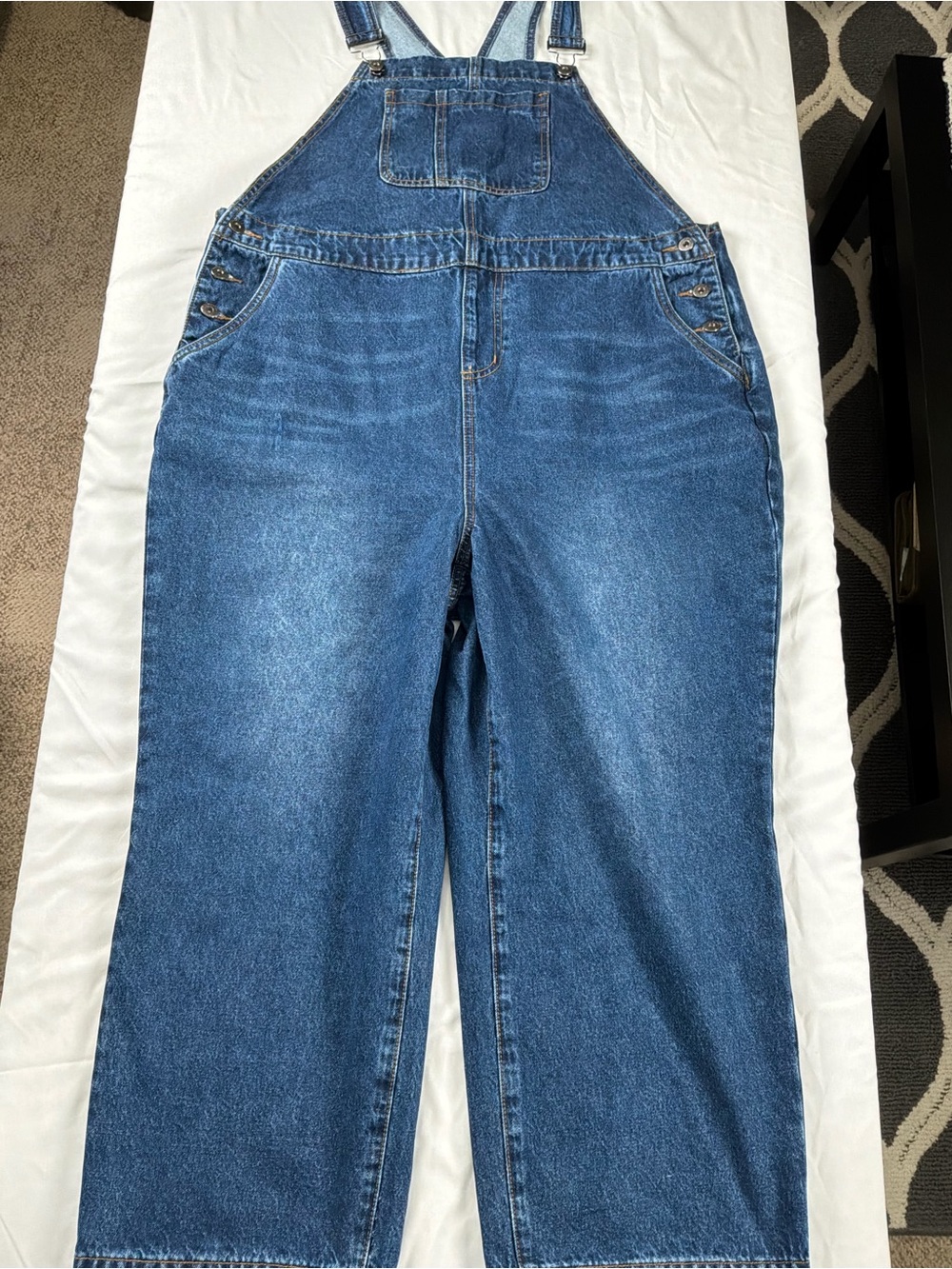 BloomChic Classic Blue Denim Women's Overalls